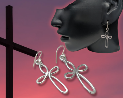 Cross earrings