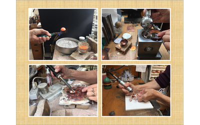 Photos represent just a few of the many steps to making this wee carriage Photos represent just a few of the many steps to making this wee carriage