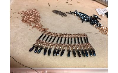 bugle dagger necklace bugle dagger necklace