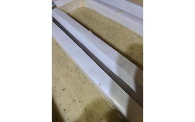 two batches of freshly made soap two batches of freshly made soap