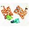 Foxes Dog poop bag holder with free recycled bags  in 2 sizes,