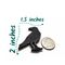 Painted Wood Crow Fridge Magnet