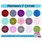 1" round circles for bottlecaps
