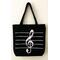 Measurements: 13.75 H x14.50 W, gusset 3.50”, and 18" handles, and waterproof liningand . Great bag at  % percent cotton canvas. Use for school, carrying music and other musical items, groceries, and more then we can think of.