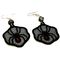 Handmade Halloween Black Widow Spider Earrings