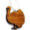 Personalized Wood Turkey Ornament