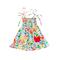 Paint Splatter Back to School Dress with Apple Patch