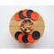Dollhouse miniature paper plates, Halloween, black and orange, set of 10 plates