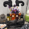 Potion crate Lifestyle shot with other Halloween decor