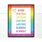 Rainbow Kids Room Digital Download, Be Kind, Speak Truth, Love Others, Show Grace, Work Hard, Be Grateful, Be Yourself.