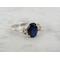 Blue Sapphire September Birthstone Ring Size 8