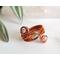 Copper wire wrapped three stone Labradorite Ring