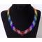 rainbow chainmaille choker European 4 in 1 pattern by RainbowMaille