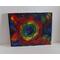 Rainbow Flower abstract acrylic painting on 11" x 14" canvas by RainbowMaille