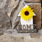 Home Key Hanger white and gray with sunflower