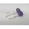 Purple Amethyst Drop Earrings