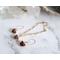 Goldstone Sterling Silver Bracelet and Earrings Set