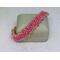 Think Pink Cancer Awareness Gold Crystal Superduo Bracelet
