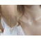 Rose Quartz Bride Necklace, Wedding Backdrop