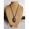 Paved Lava Rock Copper Pendant