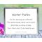 Poem for Water Parks - Four drops of water rest on a blade of grass reflecting the world around them, in this beautiful, peaceful, nature photo with poem-Water Parks by The Poetry of Nature