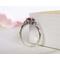 Ruby Oval Cut Ring in Sterling Silver