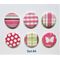 Refrigerator Magnets, PInk, Yellow, Pastels, or Pink