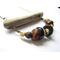 ceramic beads and wood on hemp and brass choker length
