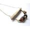 rustic driftwood beach necklace