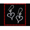 bendi's heart earrings