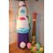 Rear view of Easter Bunny Gnome cotton tail