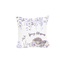 Purple and white Spring blossom pillow cover
