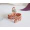 Copper Wire Wrapped Snake Midi Ring