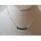 Swarovski Crystal Bar Necklace with Sterling Silver Chain