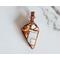 Christmas Dish Copper Wire Wrapped Pendant