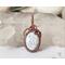 Dendric Opal, Copper and Sterling Silver Pendant