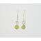 Plique-à-jour Enameled Fine Silver Earrings