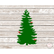 image of pine tree reusable stencil