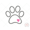 image of dog paw applique embroidery designimage of dog paw applique embroidery designimage of dog paw applique embroidery design