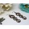 Handmade Steampunk Gear Dangle Earrings