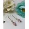 Handmade Pink Drop Pearl Earrings