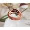 Copper Wire Wrapped Fire Agate Gemstone Ring