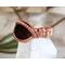 Copper Wire Wrapped Fire Agate Gemstone Ring