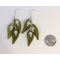 Mistletoe earrings size