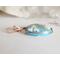 Plume Agate and Welo Opal, 14k Rose Gold-Filled Wire Wrapped Pendant