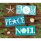 Coastal Christmas Sign Trio, Joy, Peace, Noel