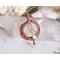 Triqueta Copper Wire Wrapped Gemstone Pendant