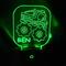 engraved big wheels night light