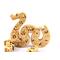 Hand-cut Alphabet Snake Puzzle made from premium hardwood, finished with mineral oil and beeswax for durability. Each of the 26 pieces represents a letter, promoting alphabet learning and essential skills development in kids through play.