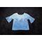 18mo Bell-sleeved Shirt - Blue and Purple
